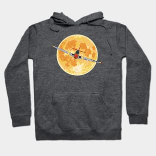 P-51 Mustang Full Moon Hoodie